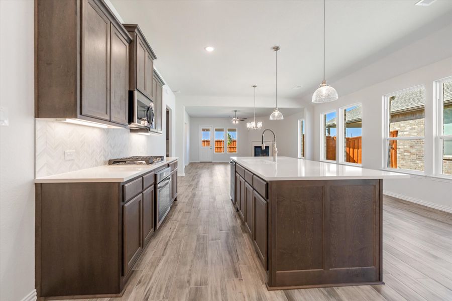 Furnished interior view inside a new home in Morningstar, Aledo (Image 9).