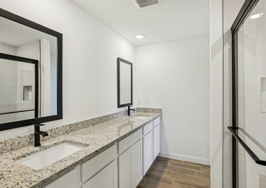 Get ready for your day in the master bathroom Get ready for your day in the master bathroom