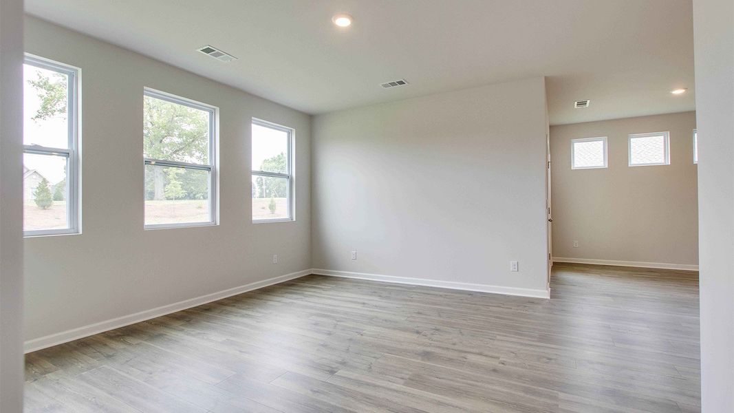 Spacious, unfurnished interior of a new home in Legacy Farms, White House (Image 18). Spacious, unfurnished interior of a new home in Legacy Farms, White House (Image 18).