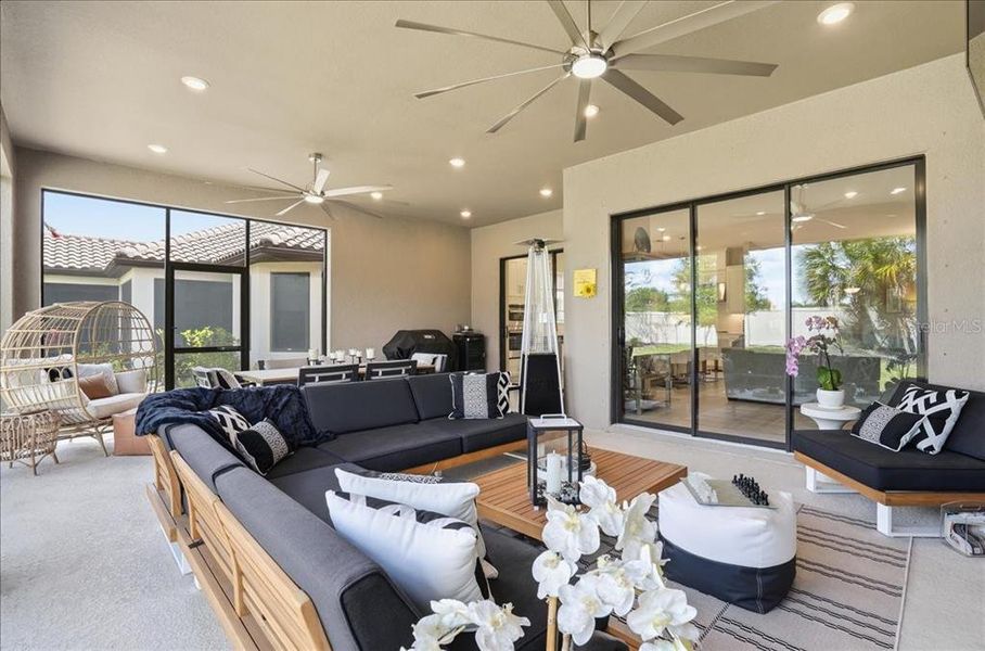 Furnished interior view inside a new home in Esplanade at Artisan Lakes, Palmetto (Image 41).