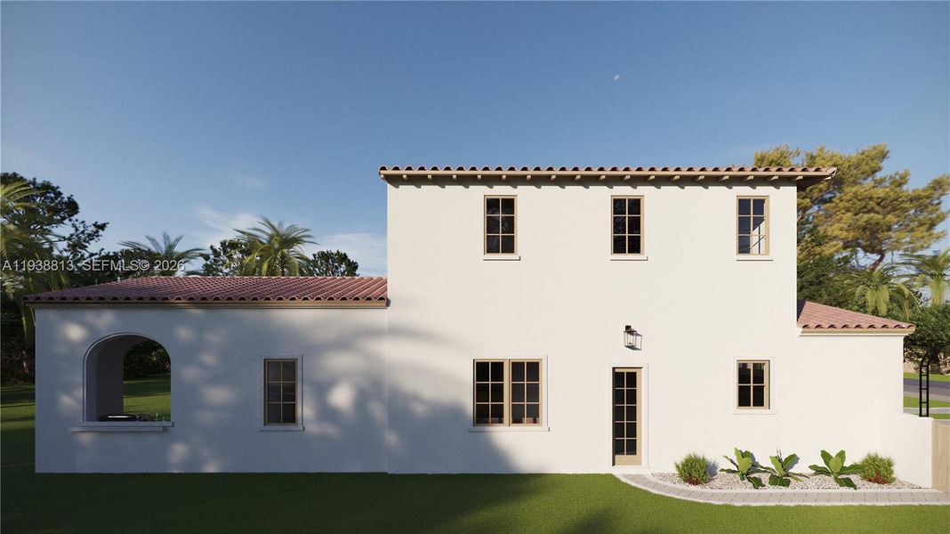 Exterior details and patio area of a home in , Coral Gables (Image 15). Exterior details and patio area of a home in , Coral Gables (Image 15).