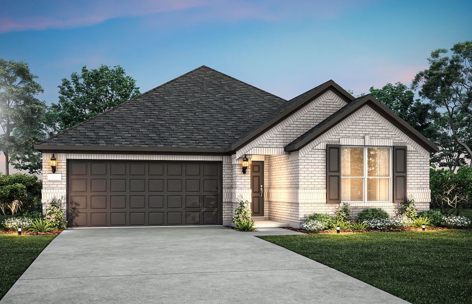 Representative exterior photo of a completed home built from the Arapaho by Pulte Homes in Ribbonwood, Aubrey, TX (Image 15).