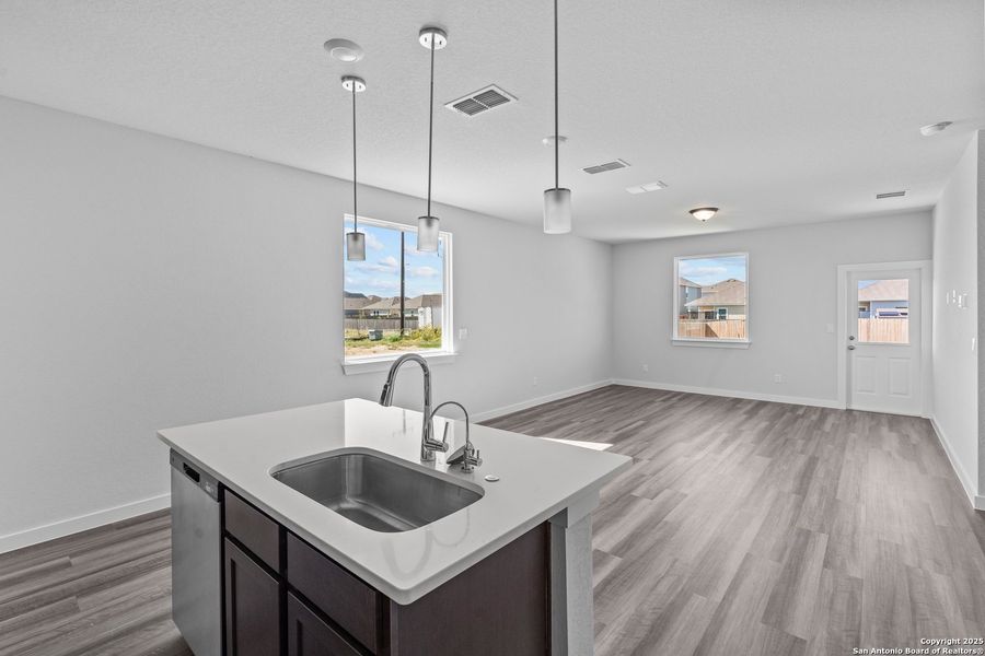 Furnished interior view inside a new home in Talley Fields, San Antonio (Image 5). Furnished interior view inside a new home in Talley Fields, San Antonio (Image 5).