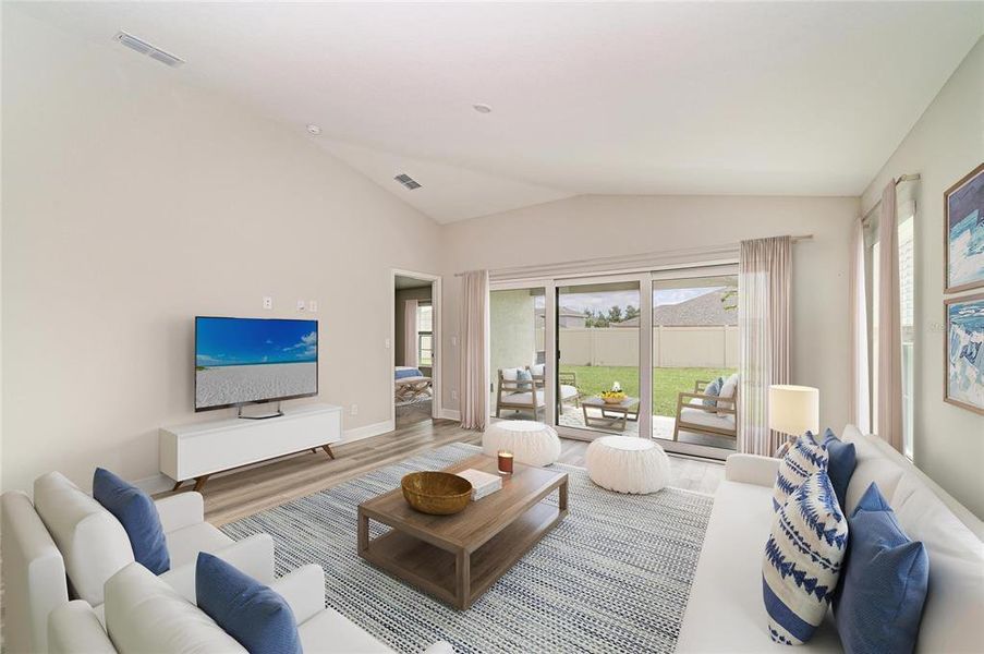 Furnished interior view inside a new home in Crosswind Point, Parrish (Image 5).