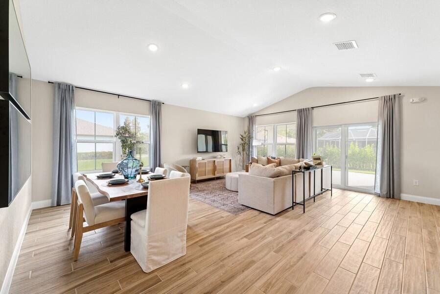Great Room and Dining Area