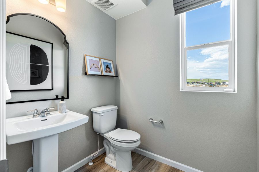 Furnished interior view inside a new home in The Town Collection at Independence, Elizabeth (Image 16).