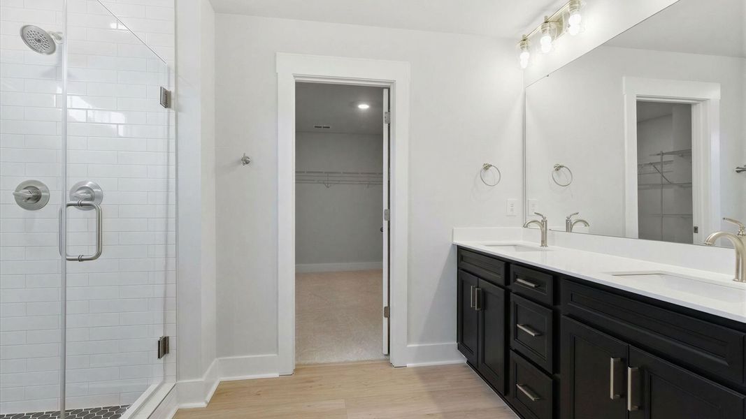 Furnished interior view inside a new home in The Reserve at Livingston Park, Easley (Image 29).