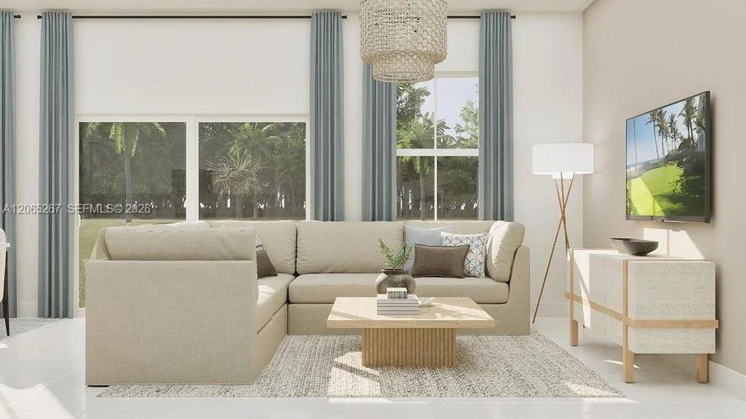 Furnished interior view inside a new home in Sunstone, Homestead (Image 8). Furnished interior view inside a new home in Sunstone, Homestead (Image 8).