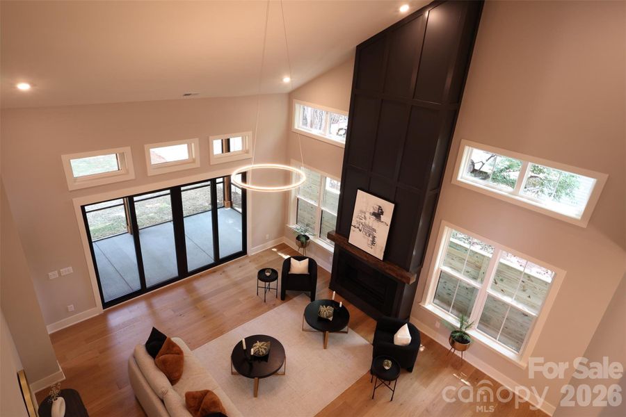 Furnished interior view inside a new home in , Charlotte (Image 28). Furnished interior view inside a new home in , Charlotte (Image 28).