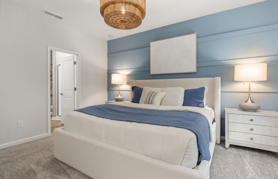 Furnished interior view inside a new home in Carpenter Falls, Durham (Image 11).