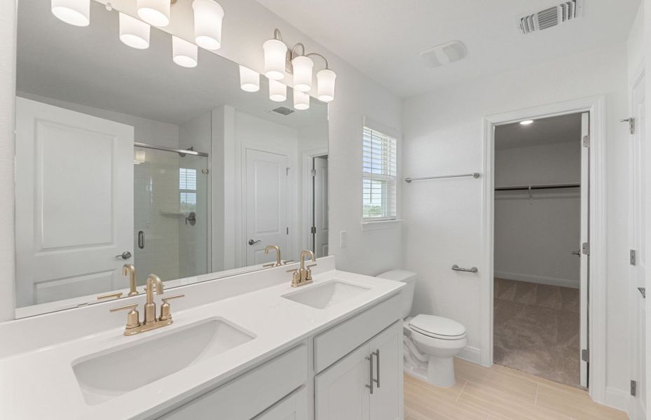 Furnished interior view inside a new home in Patterson Ranch, Georgetown (Image 3).