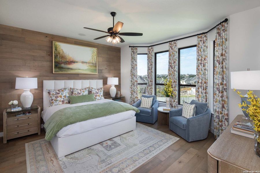 Furnished interior view inside a new home in Weston Oaks, San Antonio (Image 5).