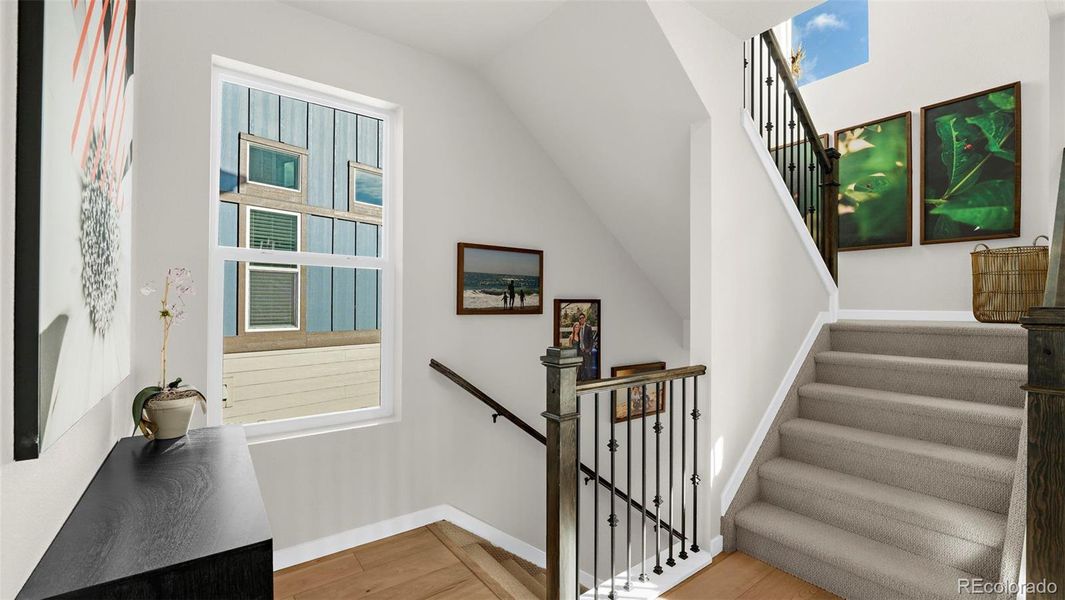 Furnished interior view inside a new home in , Colorado Springs (Image 19).