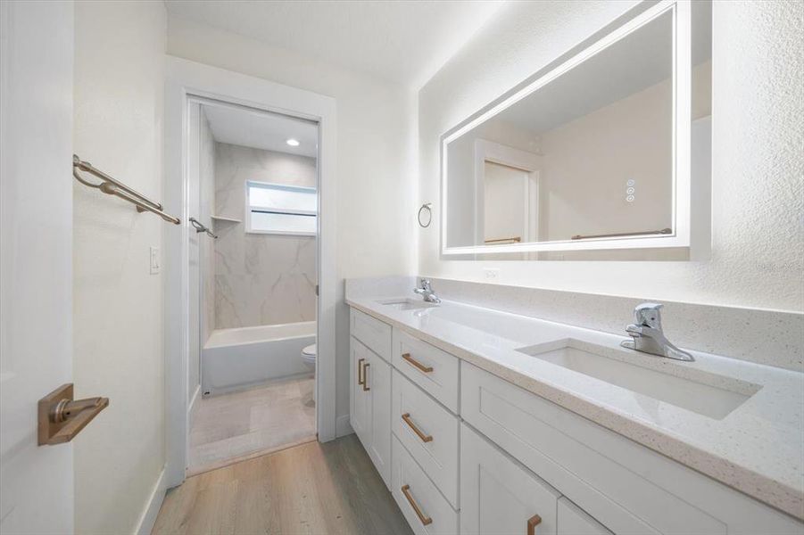 Furnished interior view inside a new home in , Largo (Image 19).