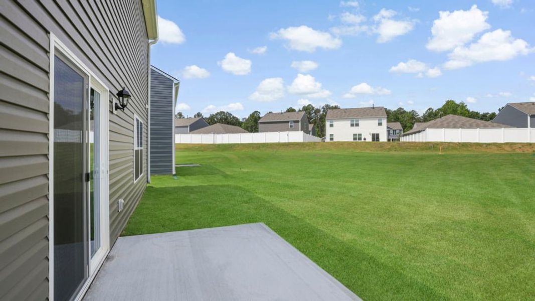 Exterior details and patio area of a home in Cedar Gap, Fountain Inn (Image 19). Exterior details and patio area of a home in Cedar Gap, Fountain Inn (Image 19).