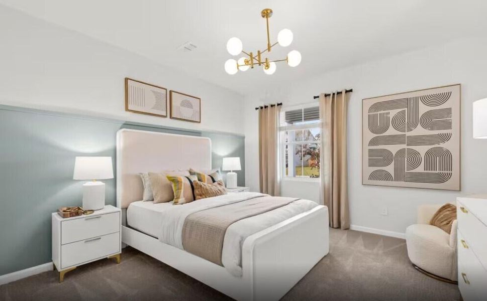 Furnished interior view inside a new home in Bradford Pointe, Summerville (Image 11).