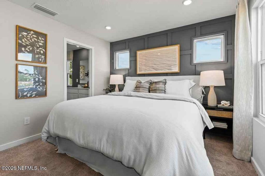 Furnished interior view inside a new home in , Jacksonville (Image 20).