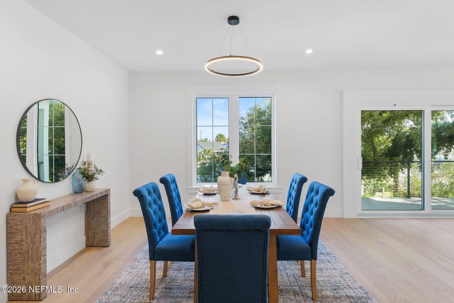 Furnished interior view inside a new home in , Jacksonville Beach (Image 37). Furnished interior view inside a new home in , Jacksonville Beach (Image 37).