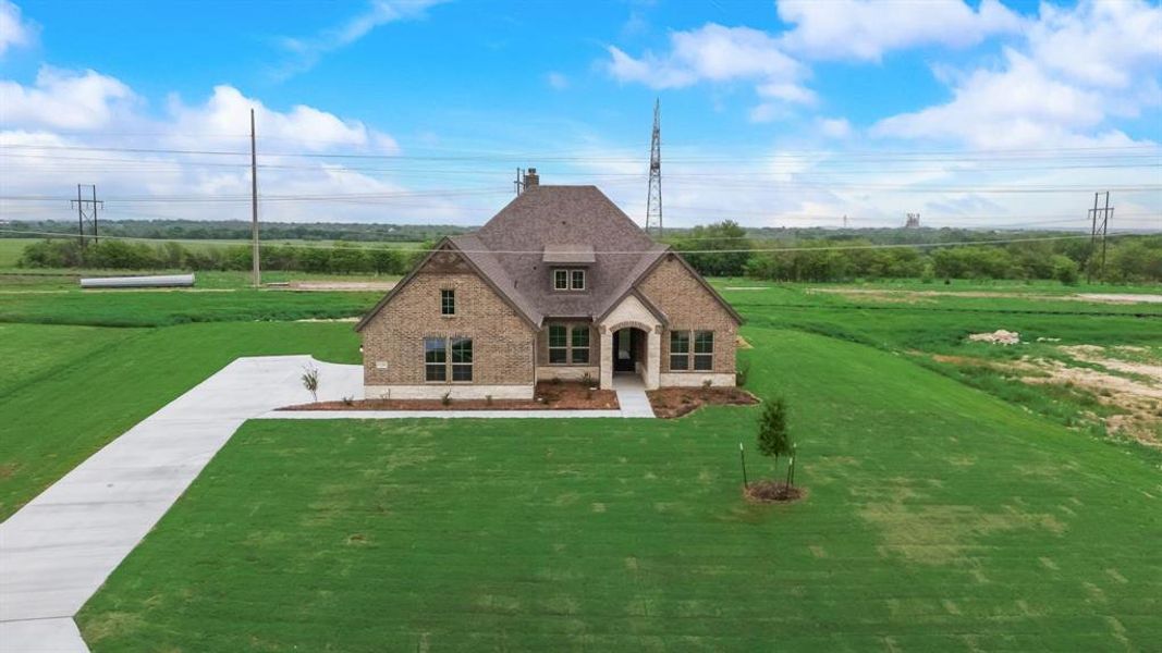 Front exterior of a new home in Parker Heights, Valley View, TX, highlighting curb appeal (Image 17).