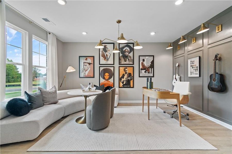Furnished interior view inside a new home in Northcroft, Lawrenceville (Image 26).