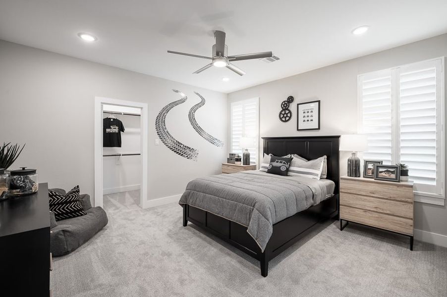 Furnished interior view inside a new home in Harvest Green 75′, Richmond (Image 47).