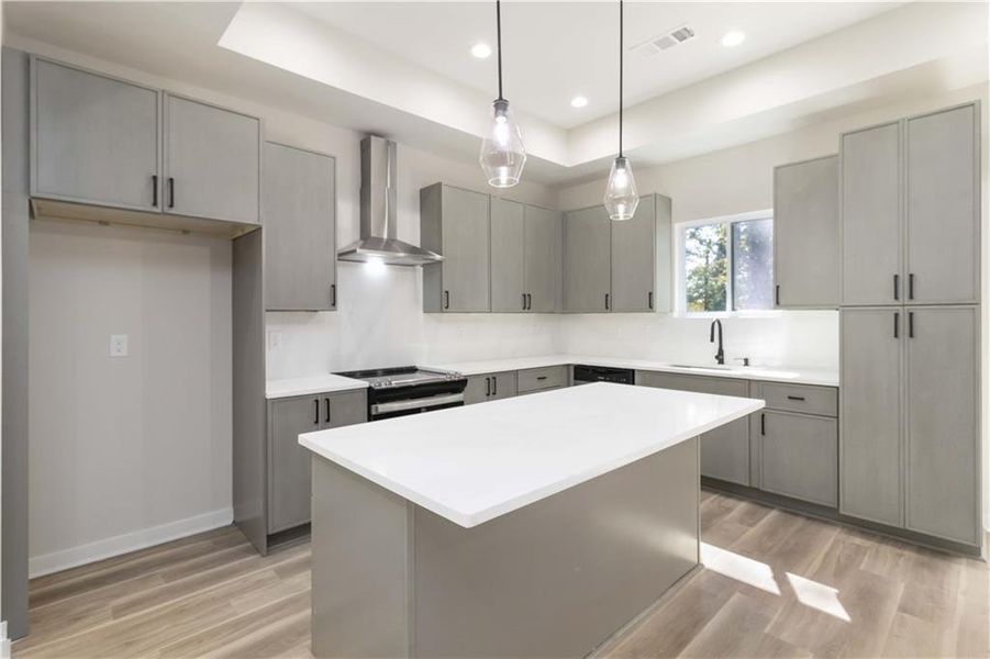 Furnished interior view inside a new home in , Atlanta (Image 3).