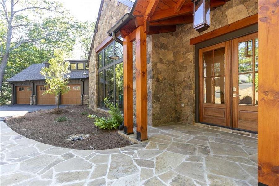 Exterior details and patio area of a home in , Jasper (Image 19).