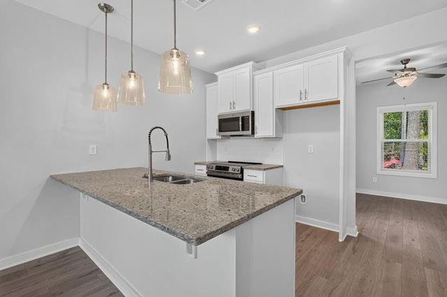 Furnished interior view inside a new home in The Cottages at East Lanier, Fayetteville (Image 15).
