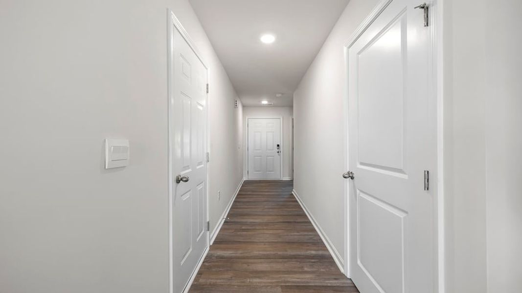Spacious, unfurnished interior of a new home in Harper Ridge, Roebuck (Image 16). Spacious, unfurnished interior of a new home in Harper Ridge, Roebuck (Image 16).