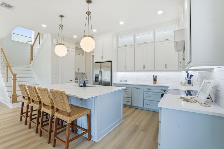 Furnished interior view inside a new home in , Galveston (Image 36).