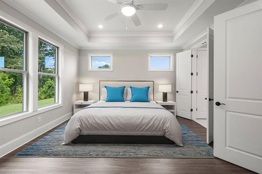 Furnished interior view inside a new home in , Cumming (Image 8). Furnished interior view inside a new home in , Cumming (Image 8).