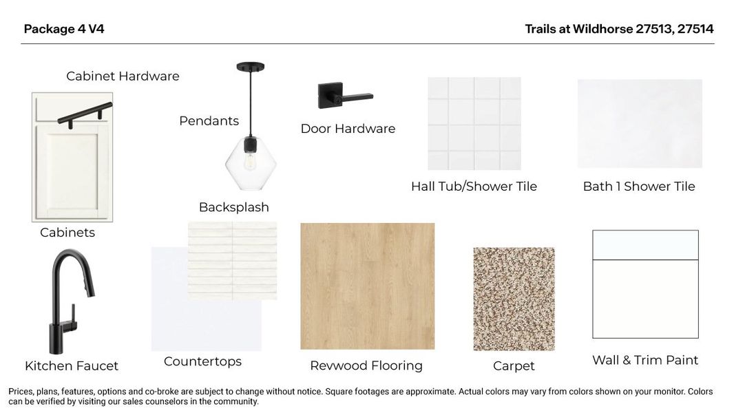 Sample of building materials used in homes in Trails at Wildhorse, Austin (Image 19). Sample of building materials used in homes in Trails at Wildhorse, Austin (Image 19).