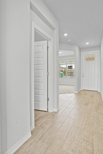 Representative furnished interior of a home built from the Blue Agave by View Homes in Paseos Del Este, Horizon City (Image 13).
