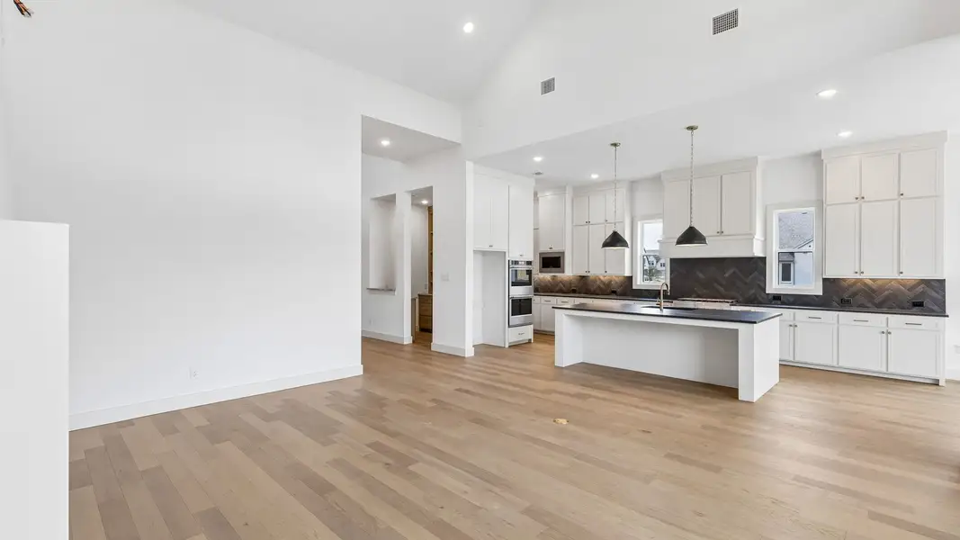 Representative furnished interior of a home built from the Colton by Southgate Homes in The Reserve at Watters, Allen (Image 5).