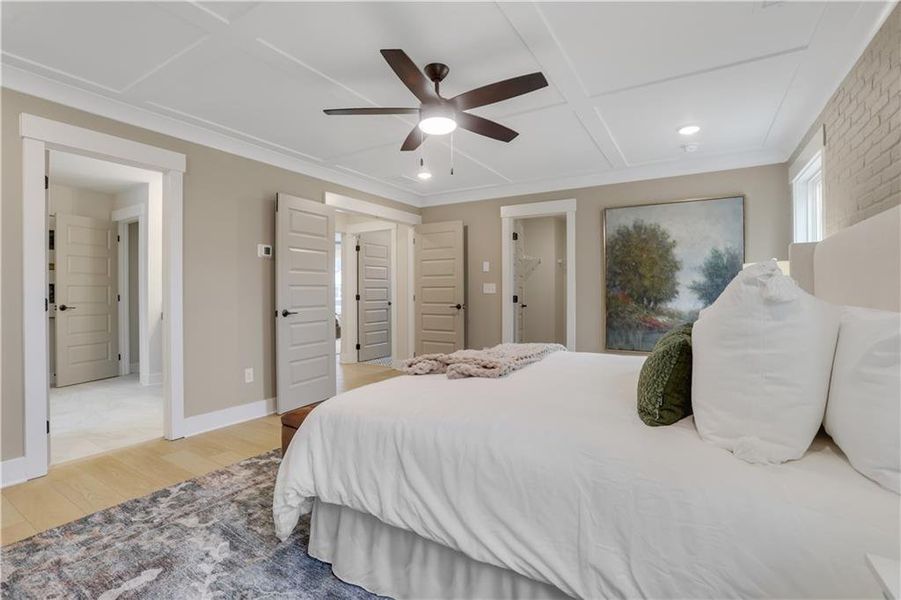Furnished interior view inside a new home in , Cartersville (Image 8).
