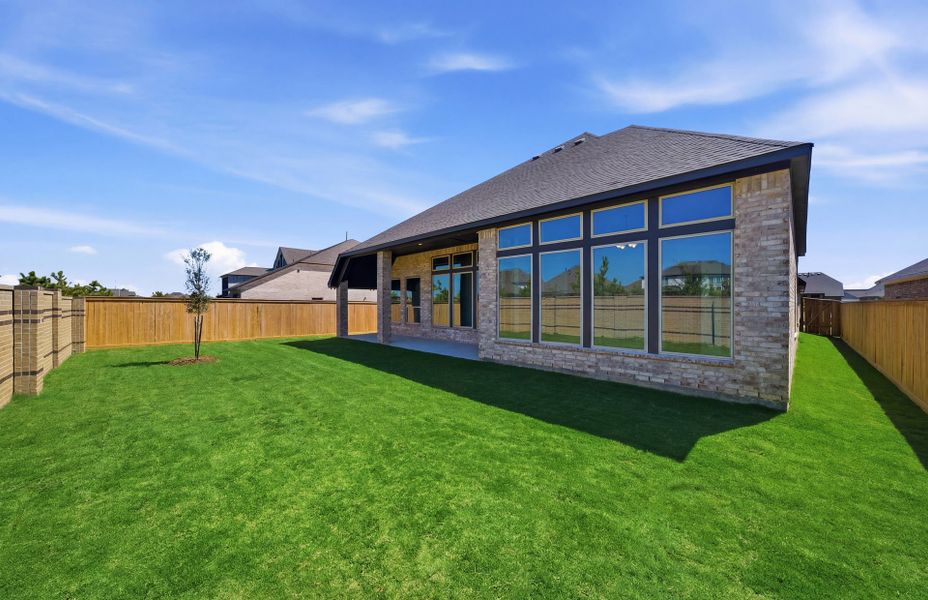 Exterior details and patio area of a home in Bridgeland 60′, Cypress (Image 33). Exterior details and patio area of a home in Bridgeland 60′, Cypress (Image 33).