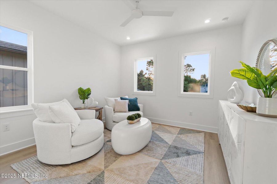 Furnished interior view inside a new home in , Jacksonville Beach (Image 32). Furnished interior view inside a new home in , Jacksonville Beach (Image 32).