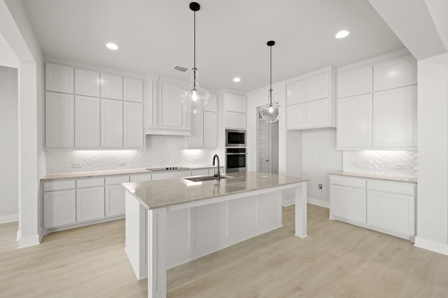 Furnished interior view inside a new home in Byrum Ranch - 1 Acre Lots, Maypearl (Image 6).
