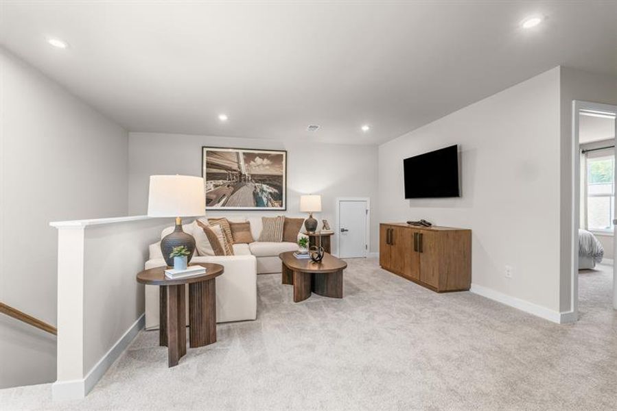 Representative furnished interior of a home built from the Silverleaf by Ryan Homes in East Lake, Leland (Image 32). Representative furnished interior of a home built from the Silverleaf by Ryan Homes in East Lake, Leland (Image 32).