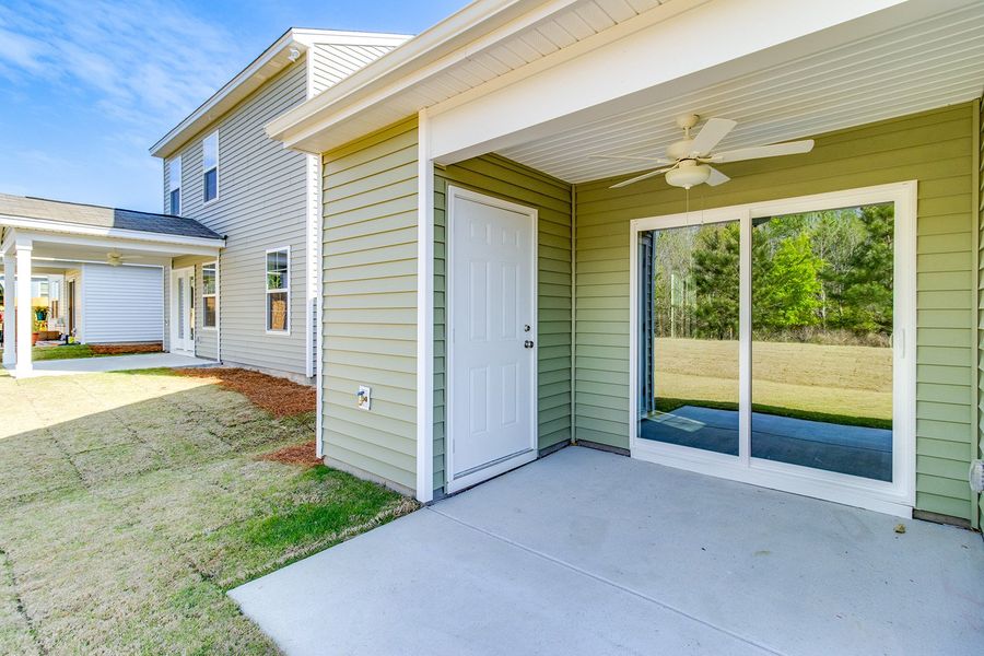 Exterior details and patio area of a home in Bluefield, Lexington (Image 3).