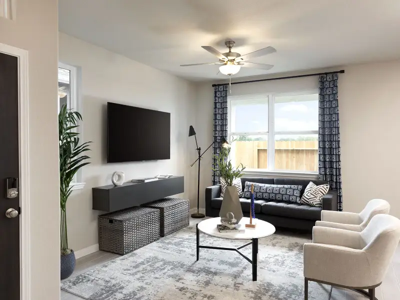 Furnished interior view inside a new home in Katy Grand Village - City Series, Katy (Image 6). Furnished interior view inside a new home in Katy Grand Village - City Series, Katy (Image 6).
