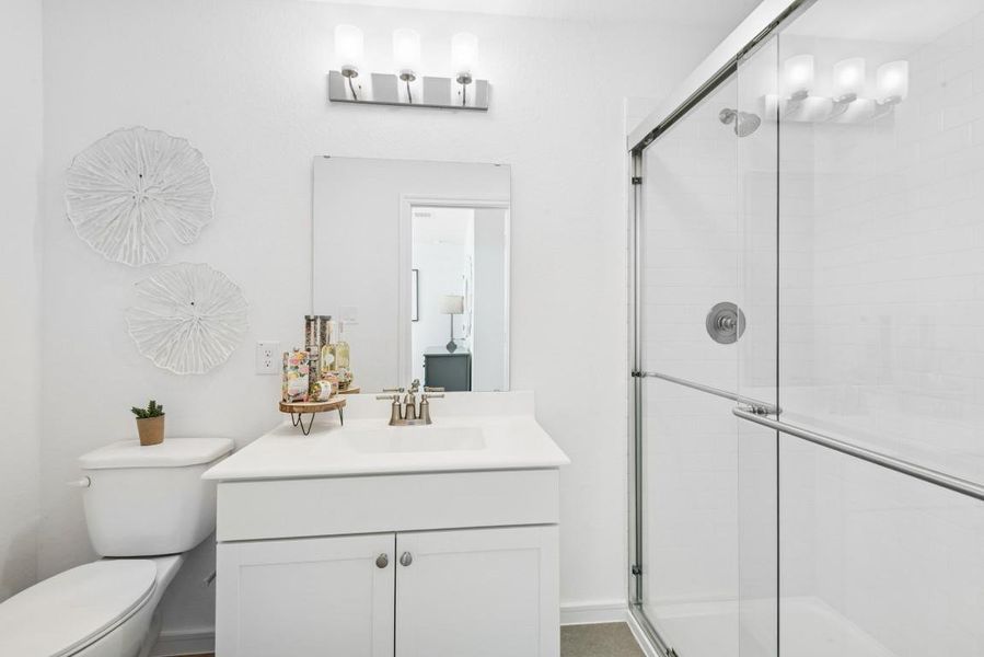 Furnished interior view inside a new home in Westwood, League City (Image 27). Furnished interior view inside a new home in Westwood, League City (Image 27).