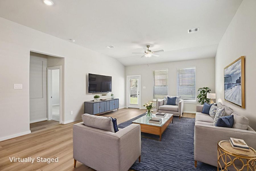 Photo is not of the actual home, but is an inspirational photo of builder’s model home and may depict options, furnishings, and/or decorator features that are not included