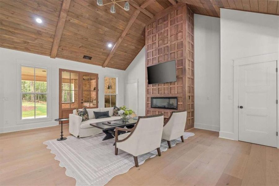 Furnished interior view inside a new home in , Carrollton (Image 41).
