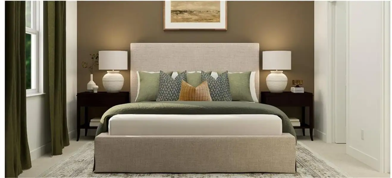 Furnished interior view inside a new home in Crossvine Village, LaGrange (Image 9).