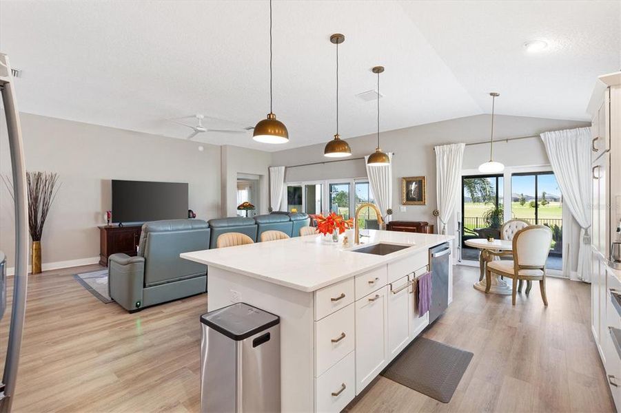 Furnished interior view inside a new home in , The Villages (Image 13).