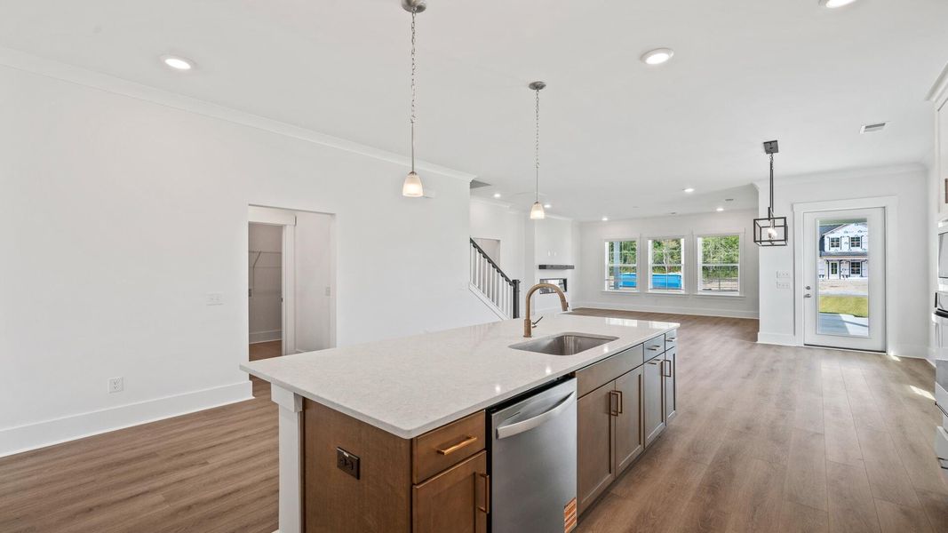 Furnished interior view inside a new home in Pamlico Terrace, Awendaw (Image 8). Furnished interior view inside a new home in Pamlico Terrace, Awendaw (Image 8).