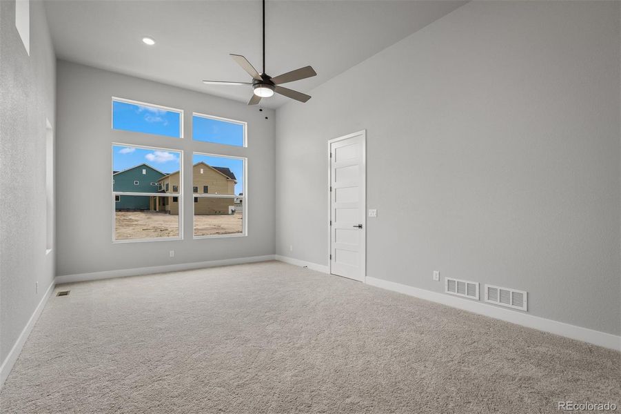 Spacious, unfurnished interior of a new home in Cloverleaf – Mountainview Collection, Monument (Image 23).