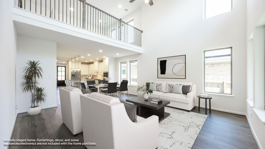 Furnished interior view inside a new home in Santa Rita Ranch - Tierra Rosa, Liberty Hill (Image 7).