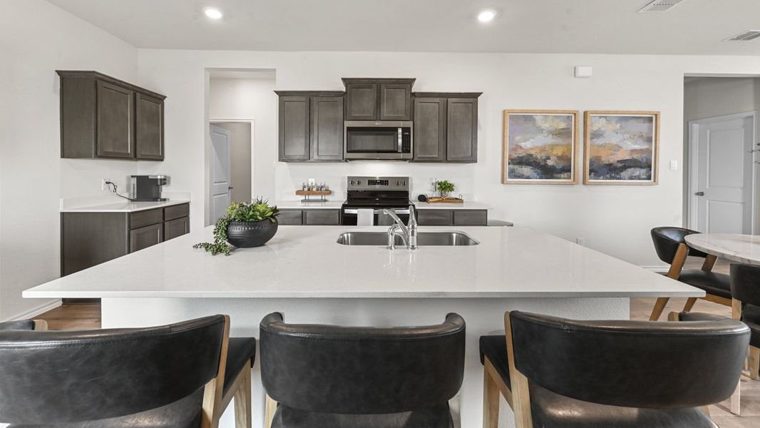 Furnished interior view inside a new home in Wildcat Ranch, Crandall (Image 14).